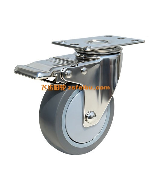 中型304不锈钢脚轮