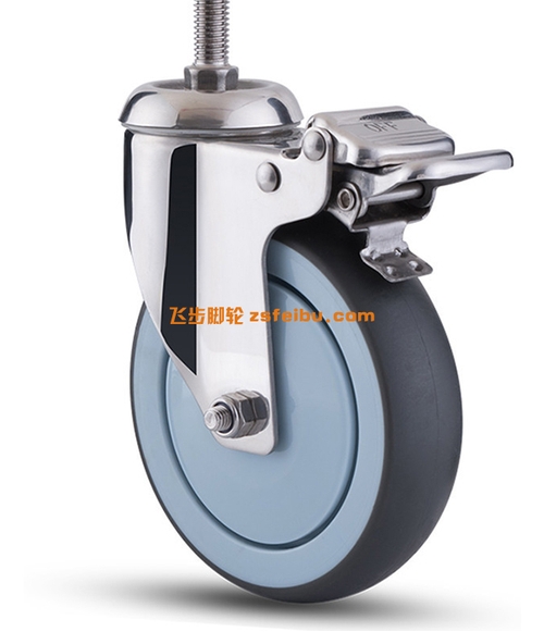 中型304不锈钢脚轮