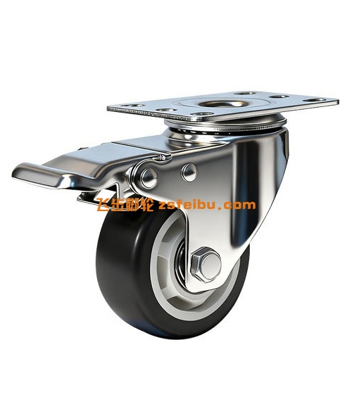 中型304不锈钢脚轮